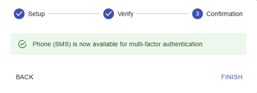 Phone Verification Confirmed